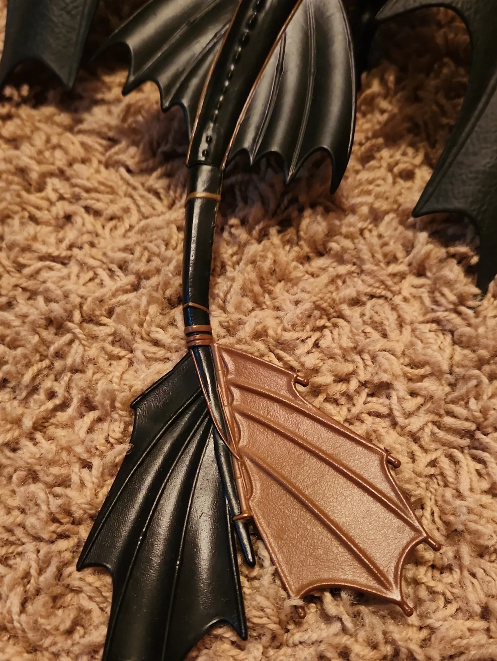 Toothless How To Train Your Dragon Black and Brown Dragon Figure Toy